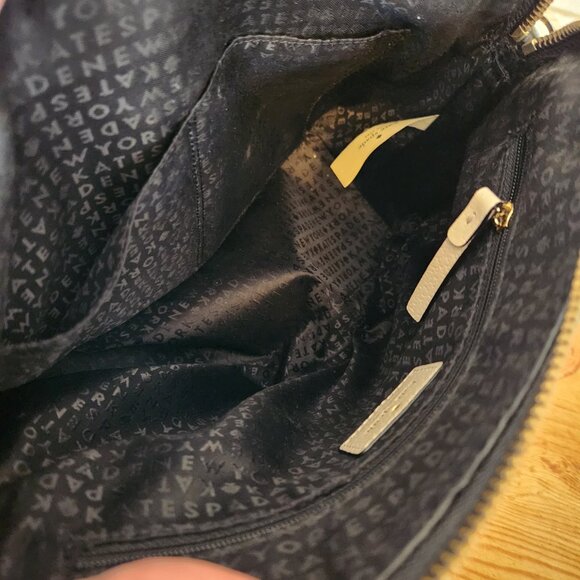 Euc Kate Spade Robinson Street Black Leather Shoulder Bag Purse C - Picture 12 of 13